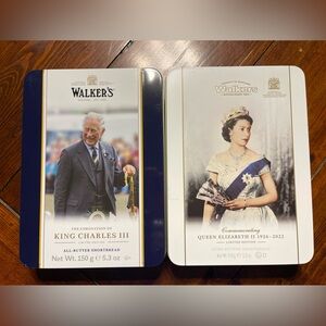Walkers | Collector Edition King Charles and Queen Elizabeth Collector Tins